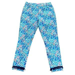 Simply Southern Vibrant Leaf Print Pants